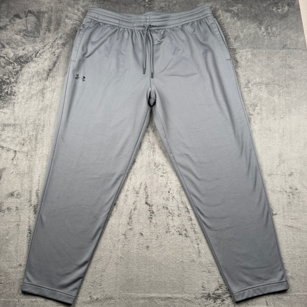 Under Armour Training Pants Mens 2XL Gray Loose Fit Drawstring Excellent